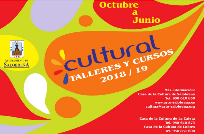 Como cada septiembre, Salobrea ha abierto el plazo de inscripcin para los talleres y cursos del Cultural 2018-19